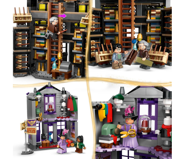 LEGO Harry Potter 76439 Sklepy Ollivandera i Madame Malkin - 1248465 - zdjęcie 3